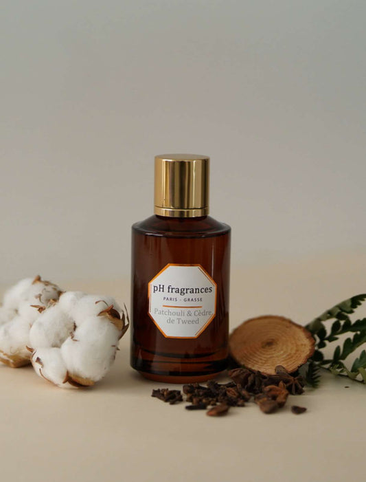 pH fragrances Patchouli & Cèdre de Tweed